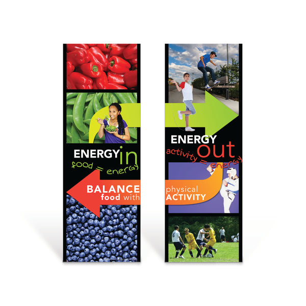 Energy In/Energy Out Poster Set Physical Activity Visualz