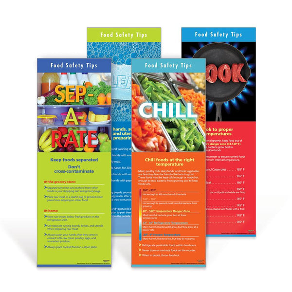 Food Safety Critical Temps Poster, 11 x 17-inch