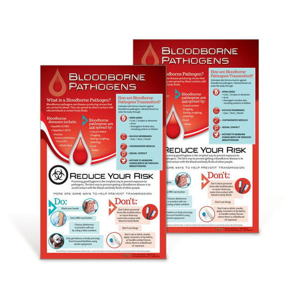 Bloodborne Pathogens Posters | Healthcare Education | Visualz