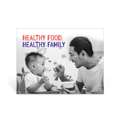 Healthy Food, Healthy Family Poster