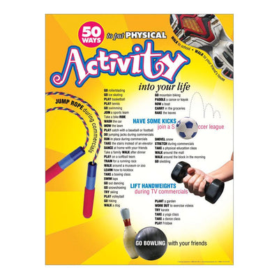 50 Ways: Physical Activity Poster