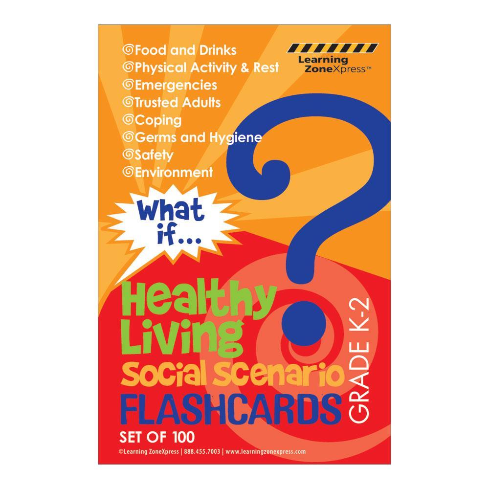 What If? Healthy Living Social Scenario Flashcards Grades K-2