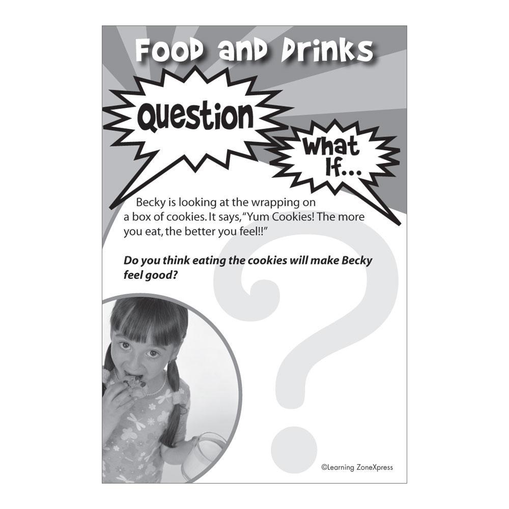 What If? Healthy Living Social Scenario Flashcards Grades K-2