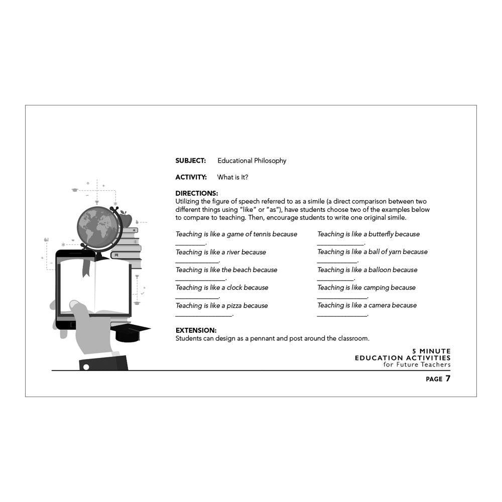 5 Minute Education Activities for Future Teachers