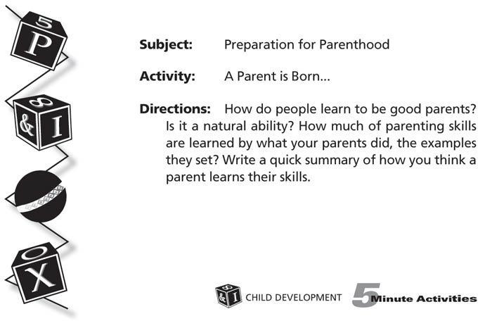 5 Minute Child Development Activities