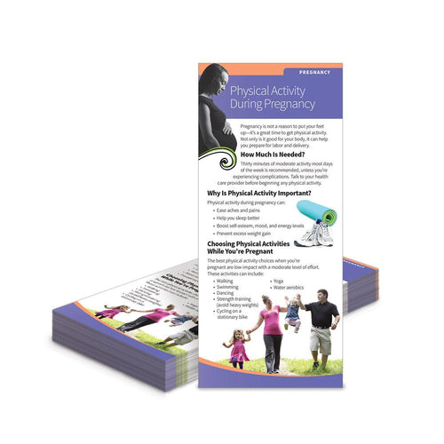 Physical Activity During Pregnancy Education Cards