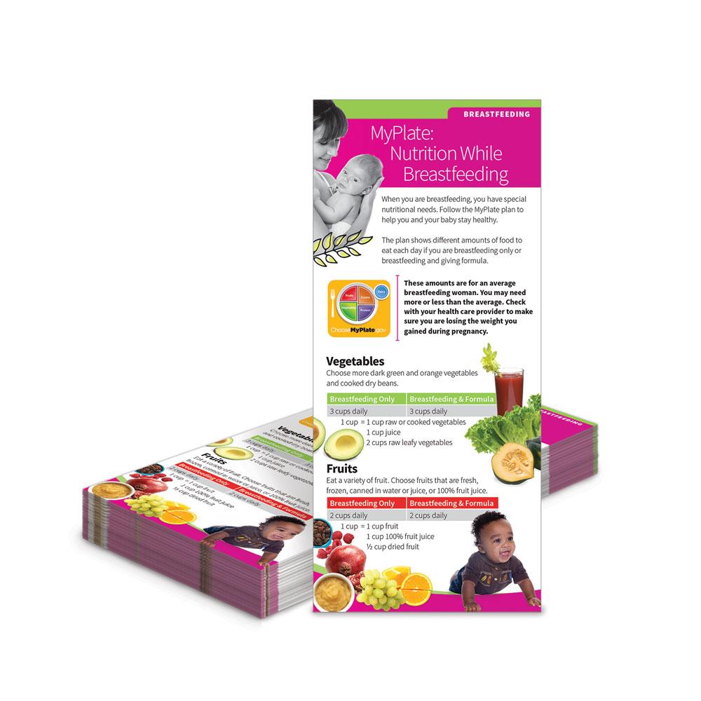 MyPlate:  Nutrition While Breastfeeding Education Cards