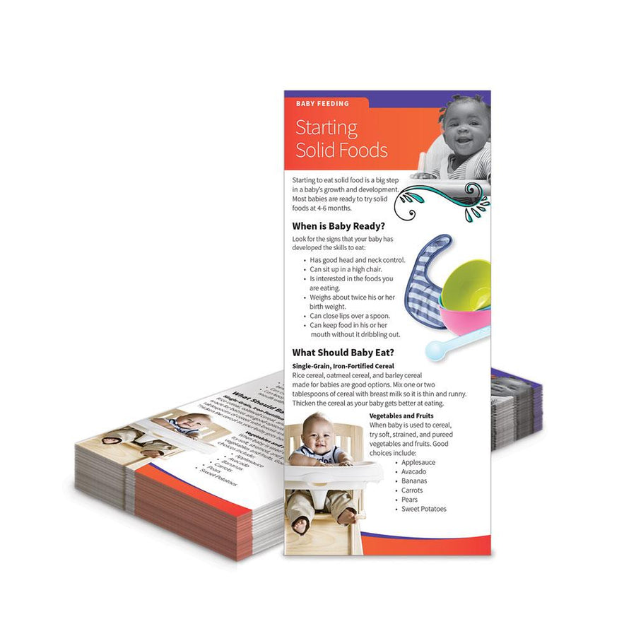 Starting Solid Foods Education Cards