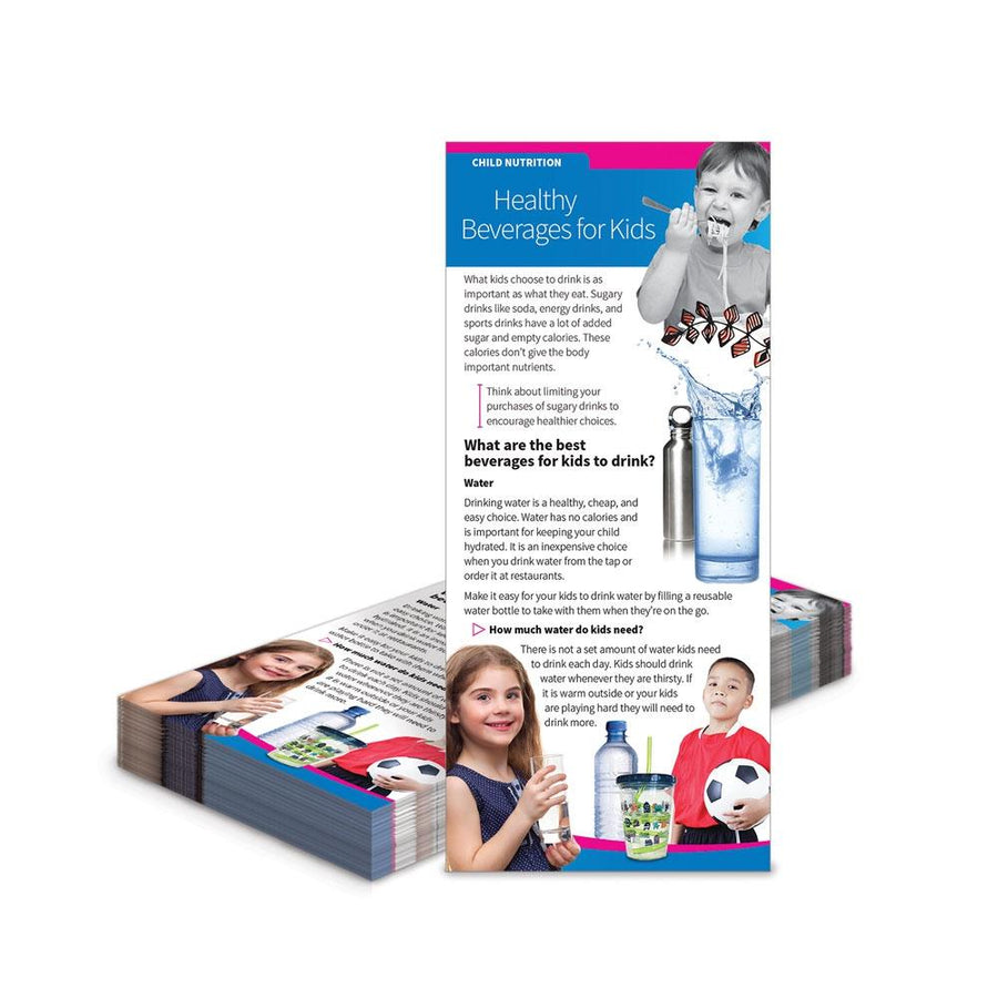 Healthy Beverages for Kids Education Cards