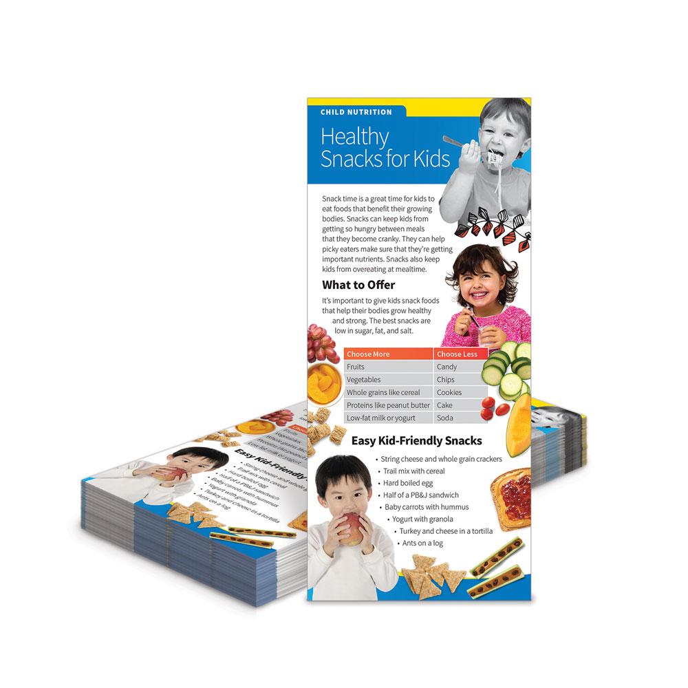 Healthy Snacks for Kids Education Cards
