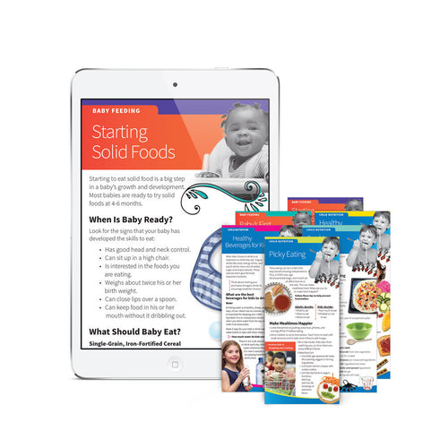 Baby & Child Nutrition Education Cards Digital Subscription