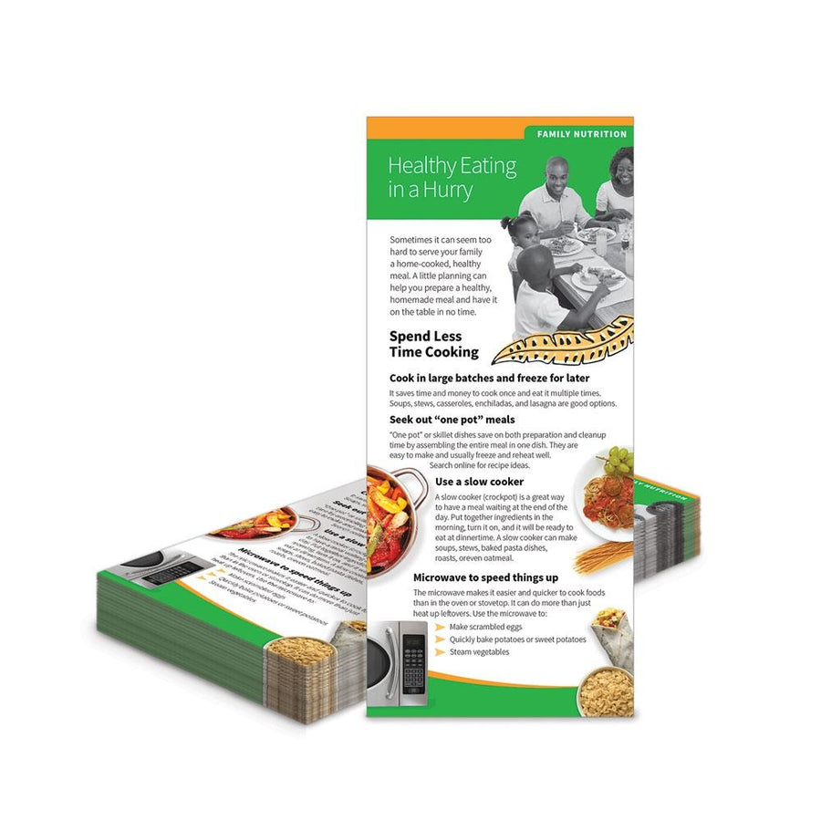 Healthy Eating in a Hurry Education Cards