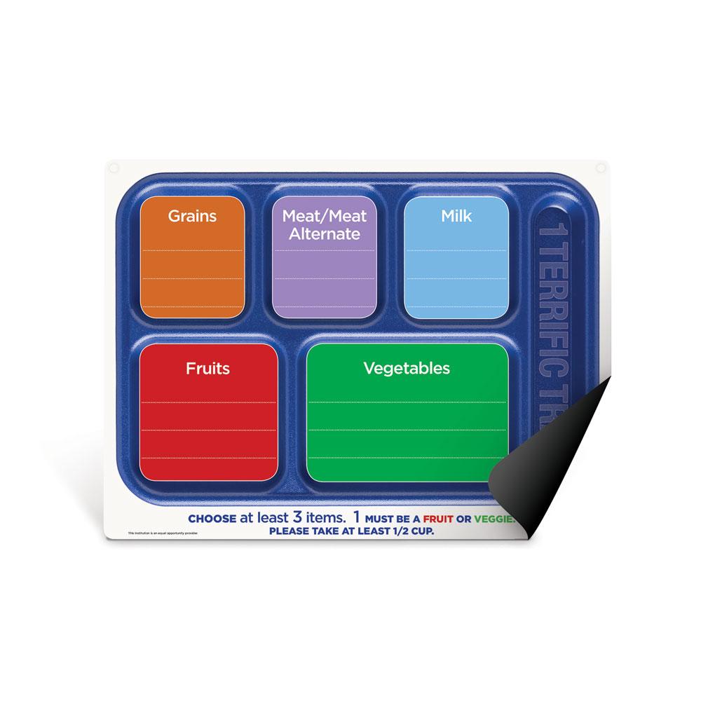 1 Terrific Tray™ Easy Mag-Mount Menu Panel