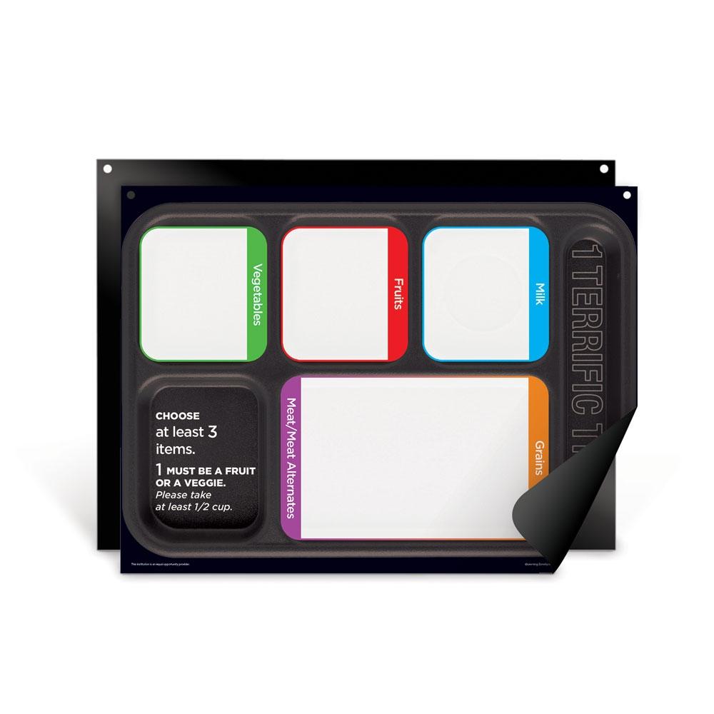 1 Terrific Tray™ Easy Mag-Mount Menu Panel and Board