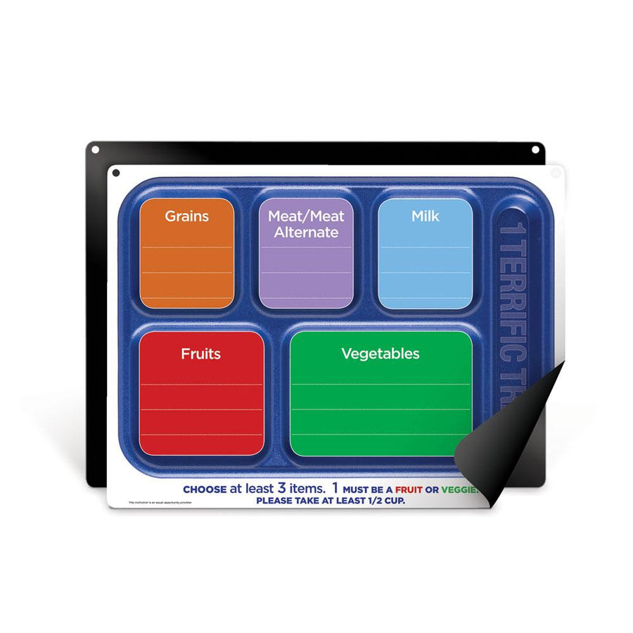 1 Terrific Tray™ Easy Mag-Mount Menu Panel and Board