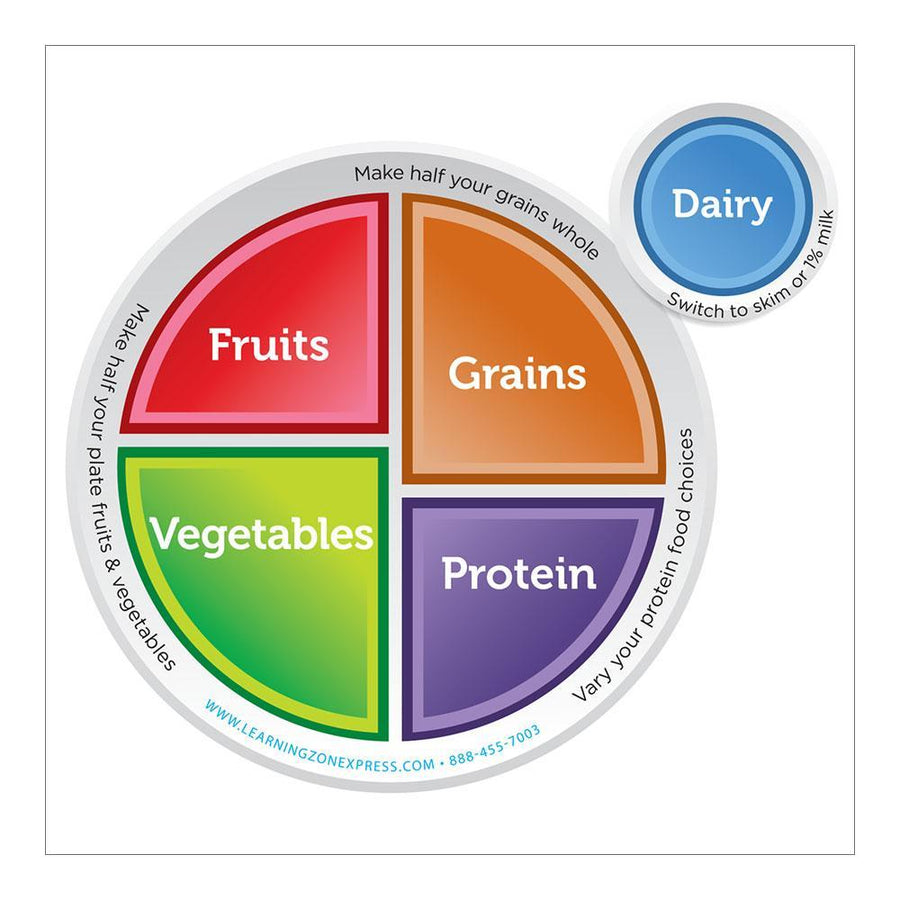MyPlate Round Magnet for Portion Plate Guidance