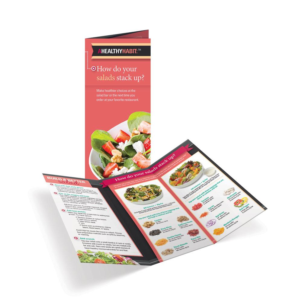 Salads Tri-Fold Brochures