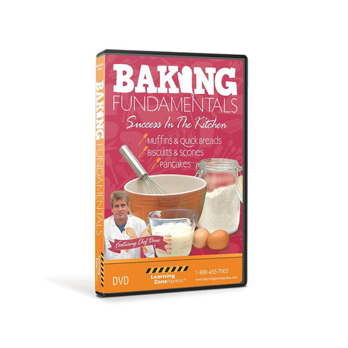 Baking Fundamentals DVD:  Muffins, Biscuits, Pancakes & Quick Breads