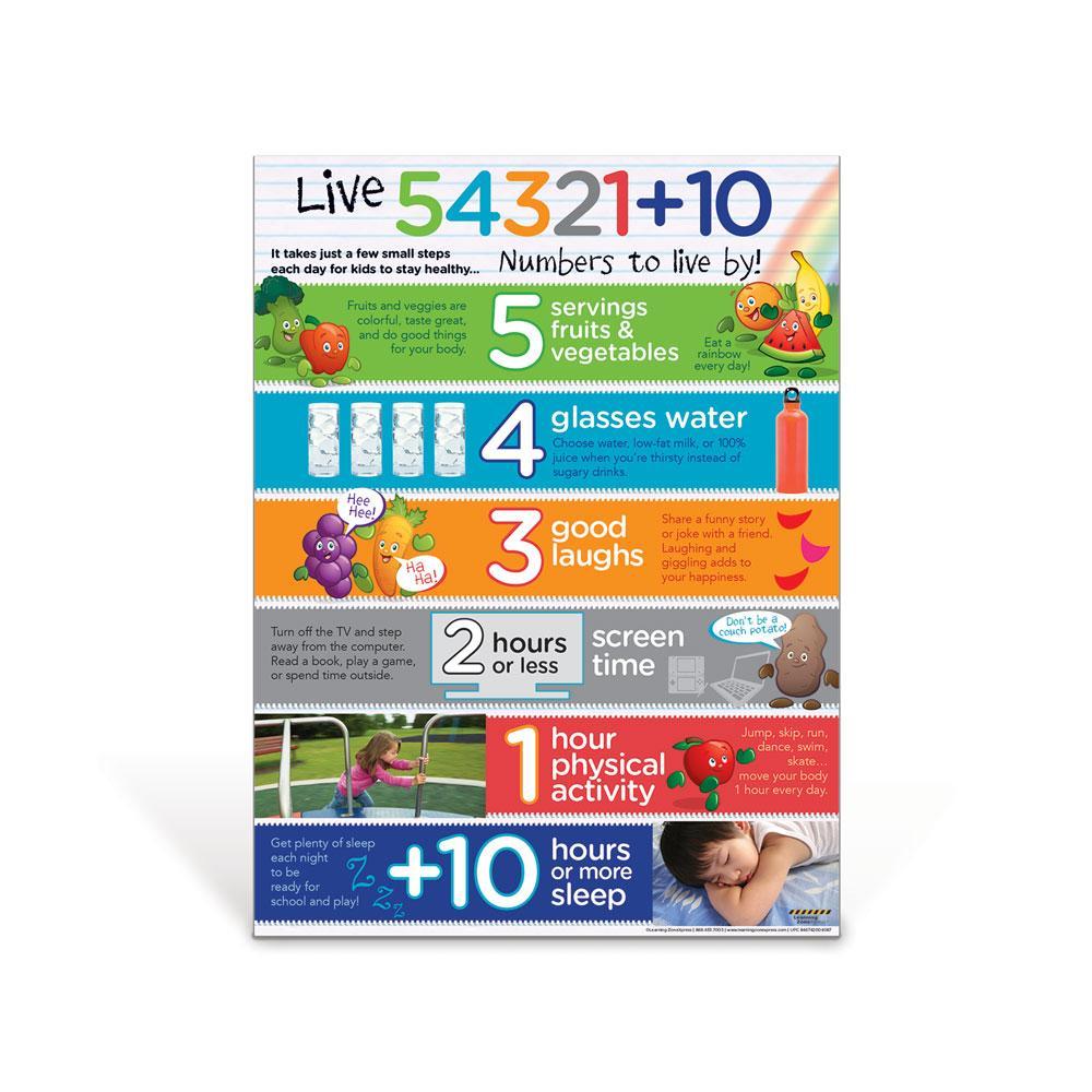 Live 54321+10® for Kids Poster