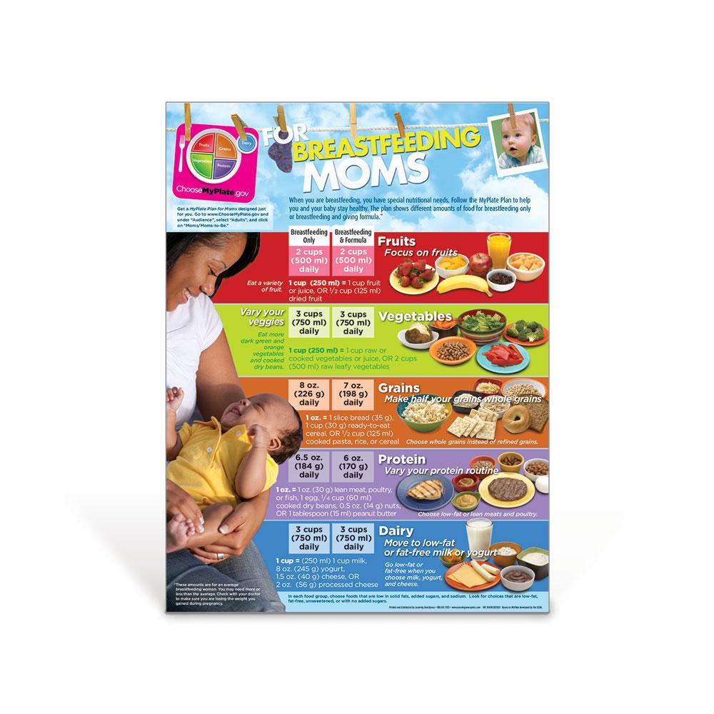 MyPlate for Breastfeeding Moms Poster