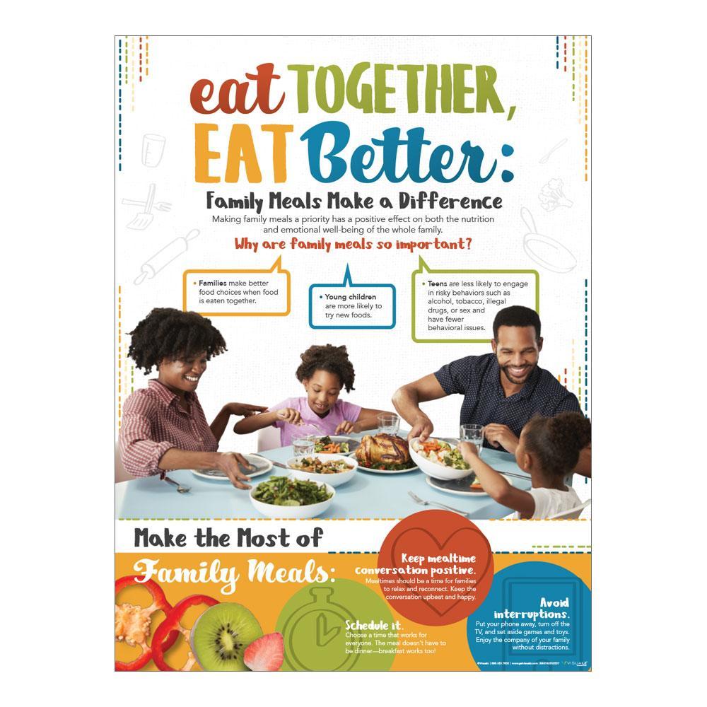 Eat Together Eat Better Family Meals Poster