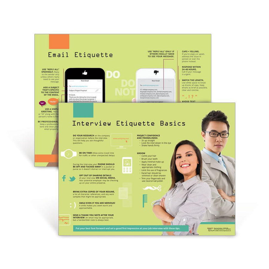 Professional Manners Poster Set