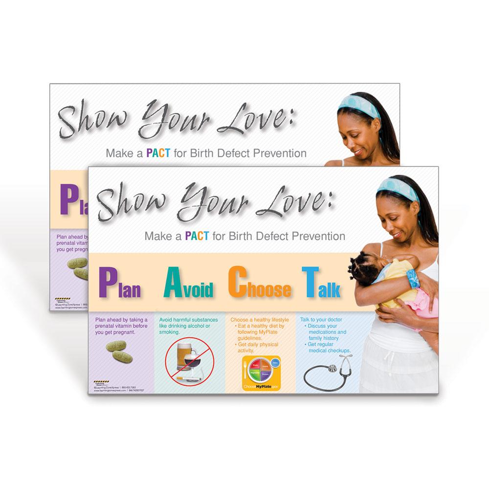 Show Your Love Birth Defect Prevention Poster