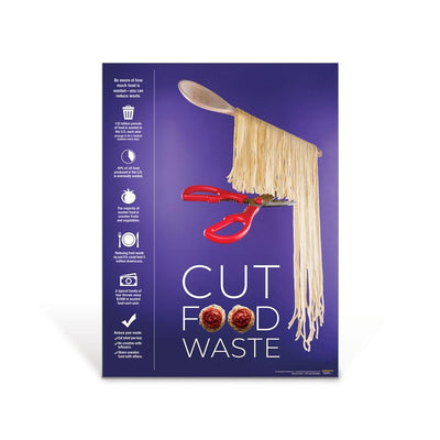 Cut Food Waste Poster