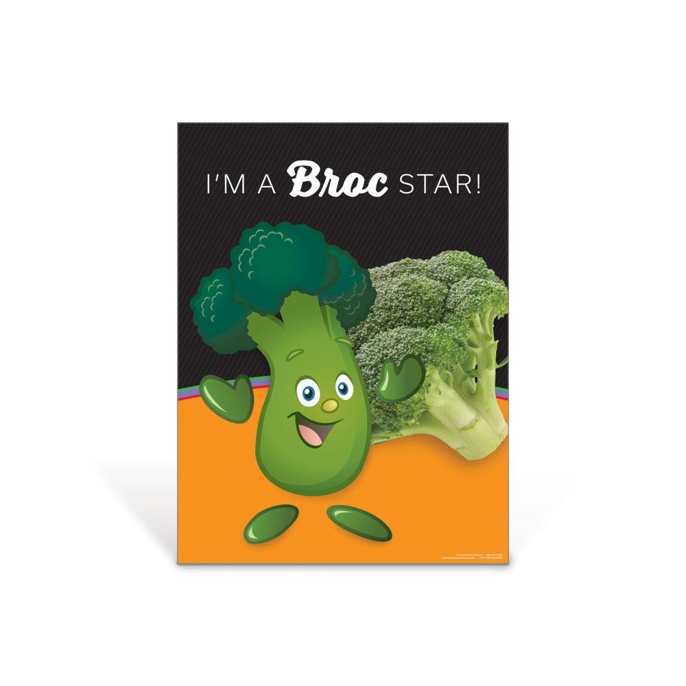 Broccoli Garden Hero Poster