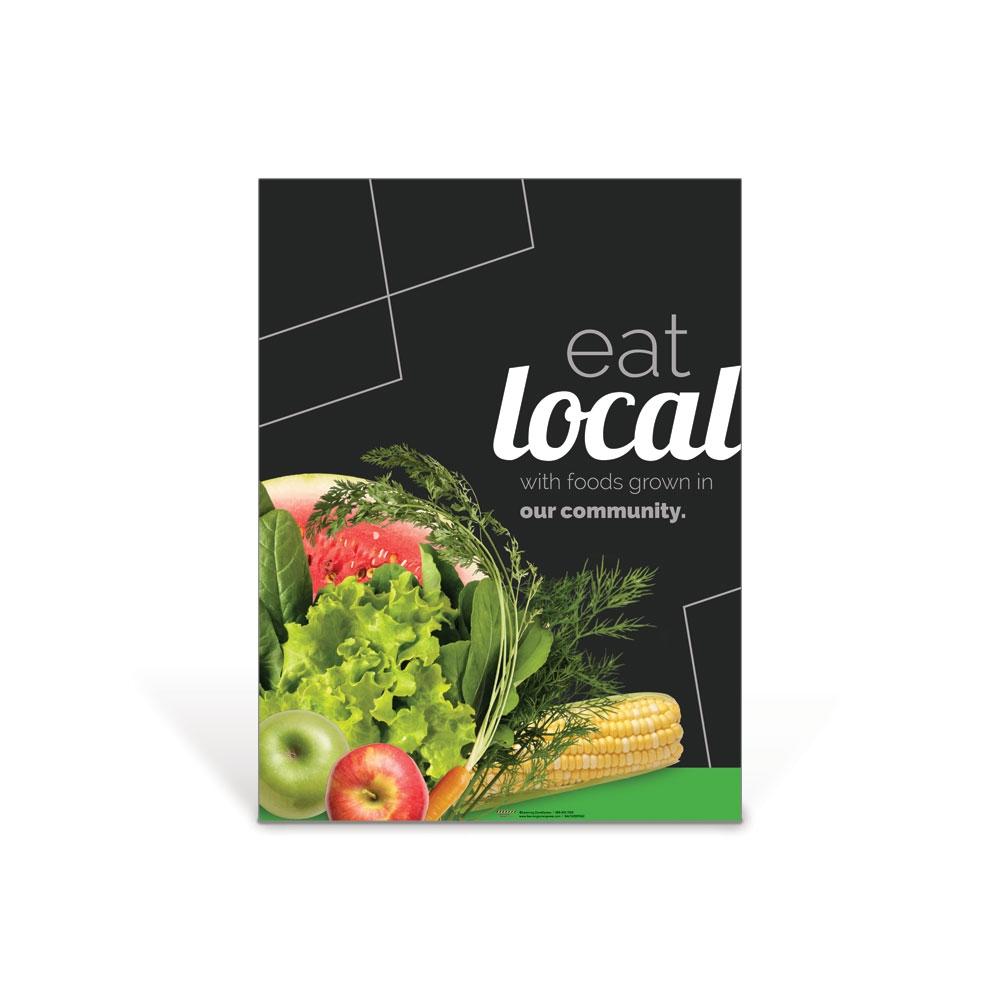 Eat Local Poster
