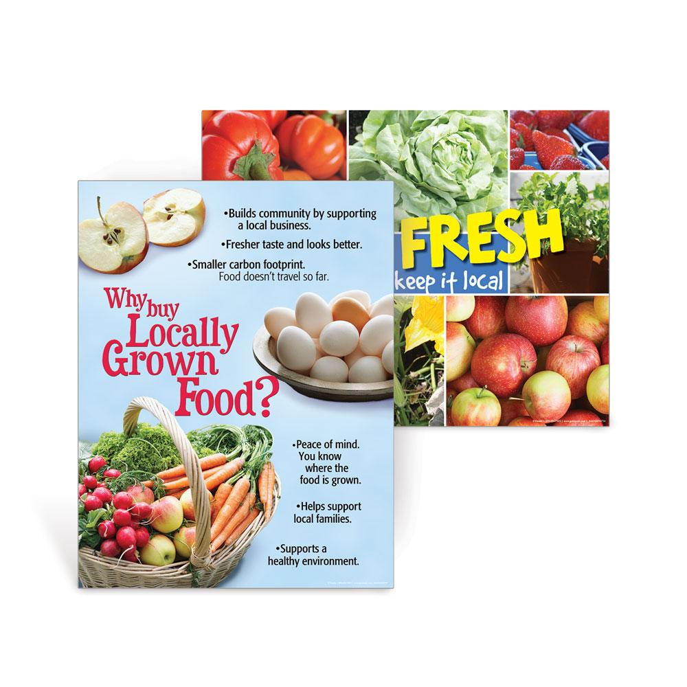 Locally Grown Foods Poster Set