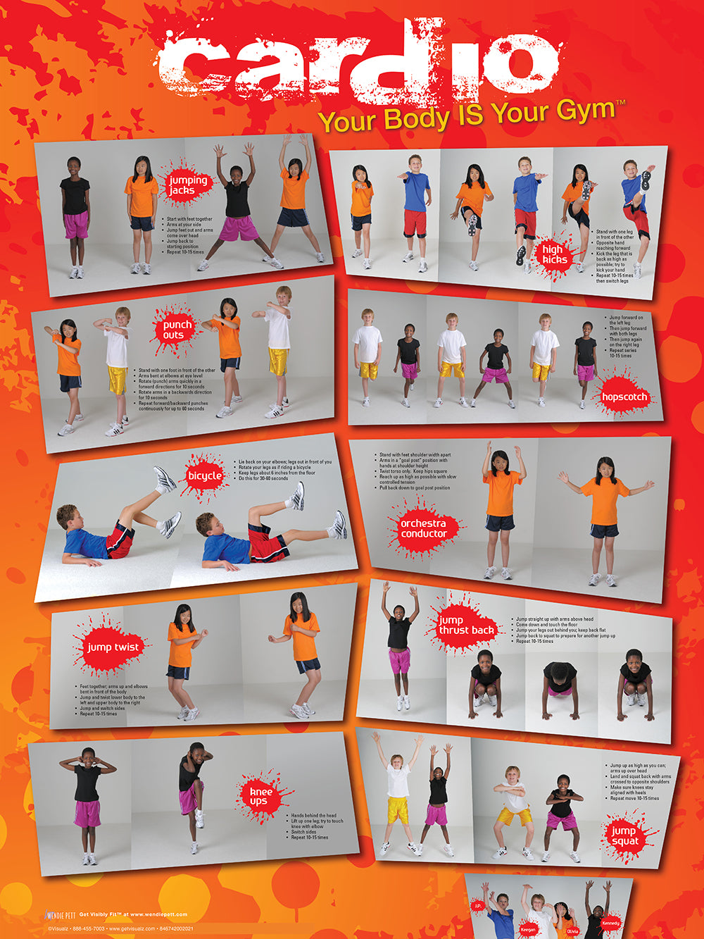 Your Body Is Your Gym Poster Set