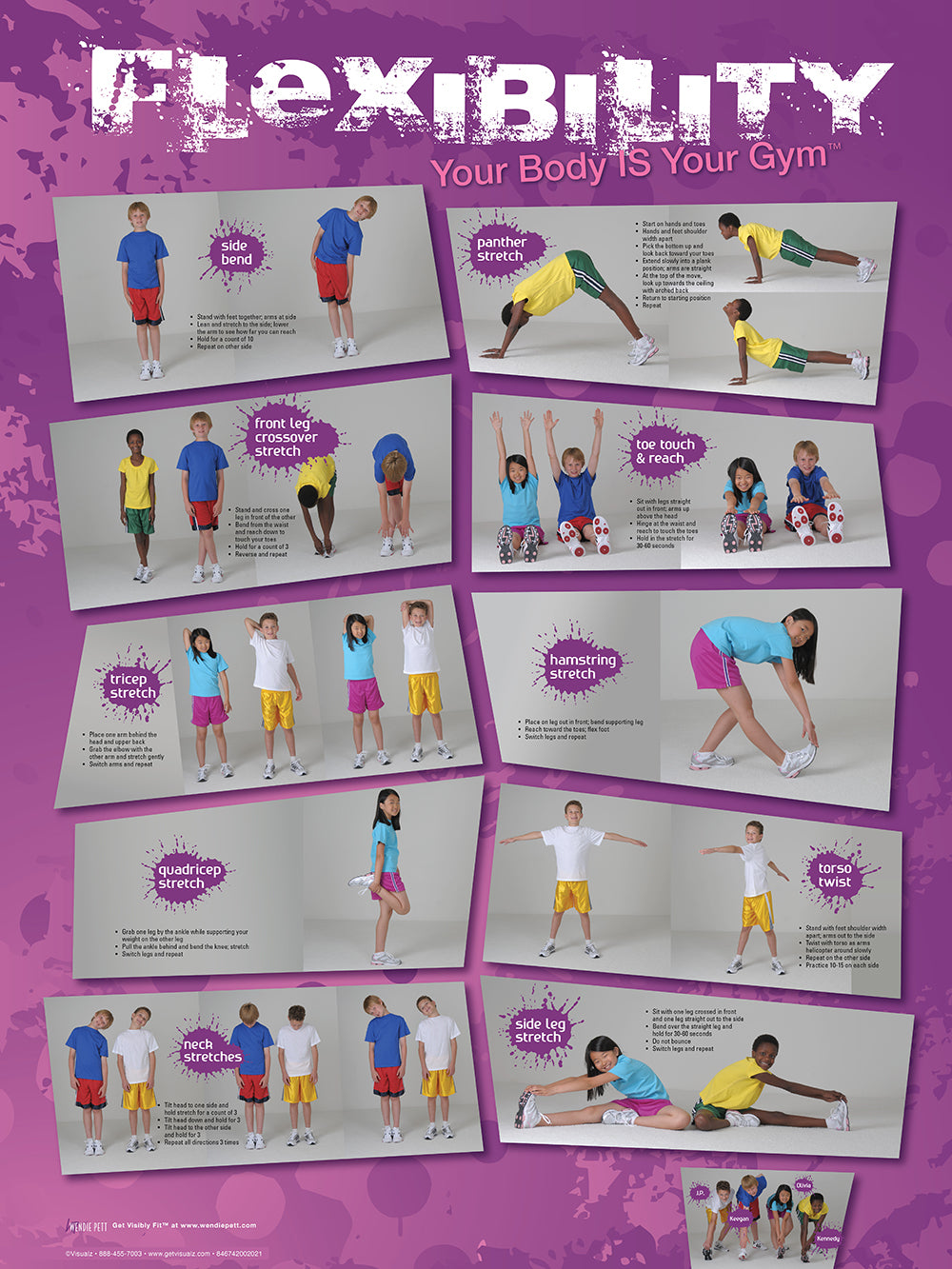 Your Body Is Your Gym Poster Set