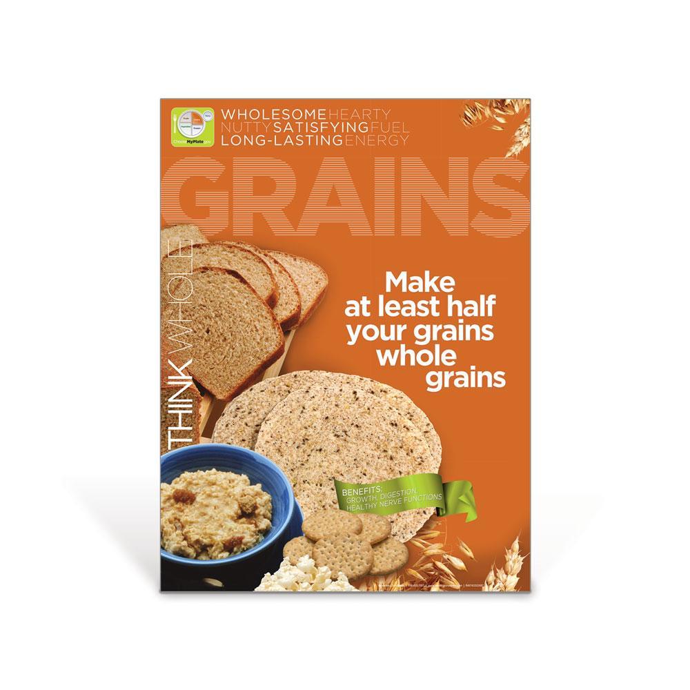 Grains MyPlate Food Group Poster
