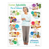 Older Adult Healthy Eating From Head to Toe Spanish Poster