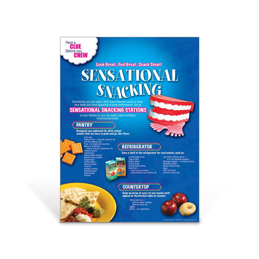 Sensational Snacking Poster