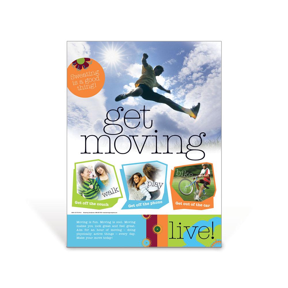 Get Moving Poster | Physical Activity | Visualz