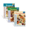 International Foods Poster Set: France, Germany, Scandinavia