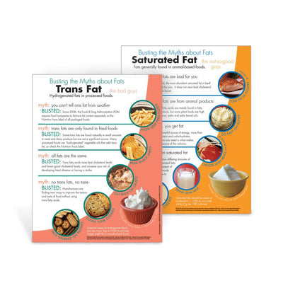 Myth Busters: Trans/Saturated Fats Handouts