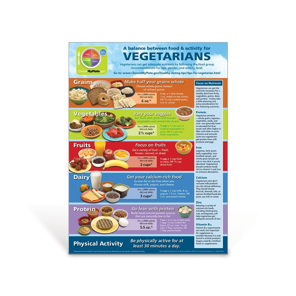 Vegetarian MyPlate Poster