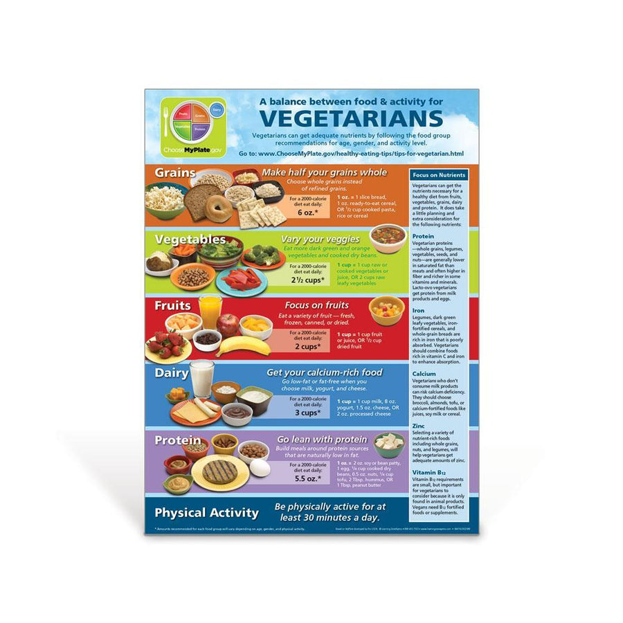 Vegetarian MyPlate Poster