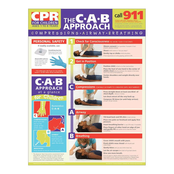 Children's CPR Poster | Safety Skills | Visualz