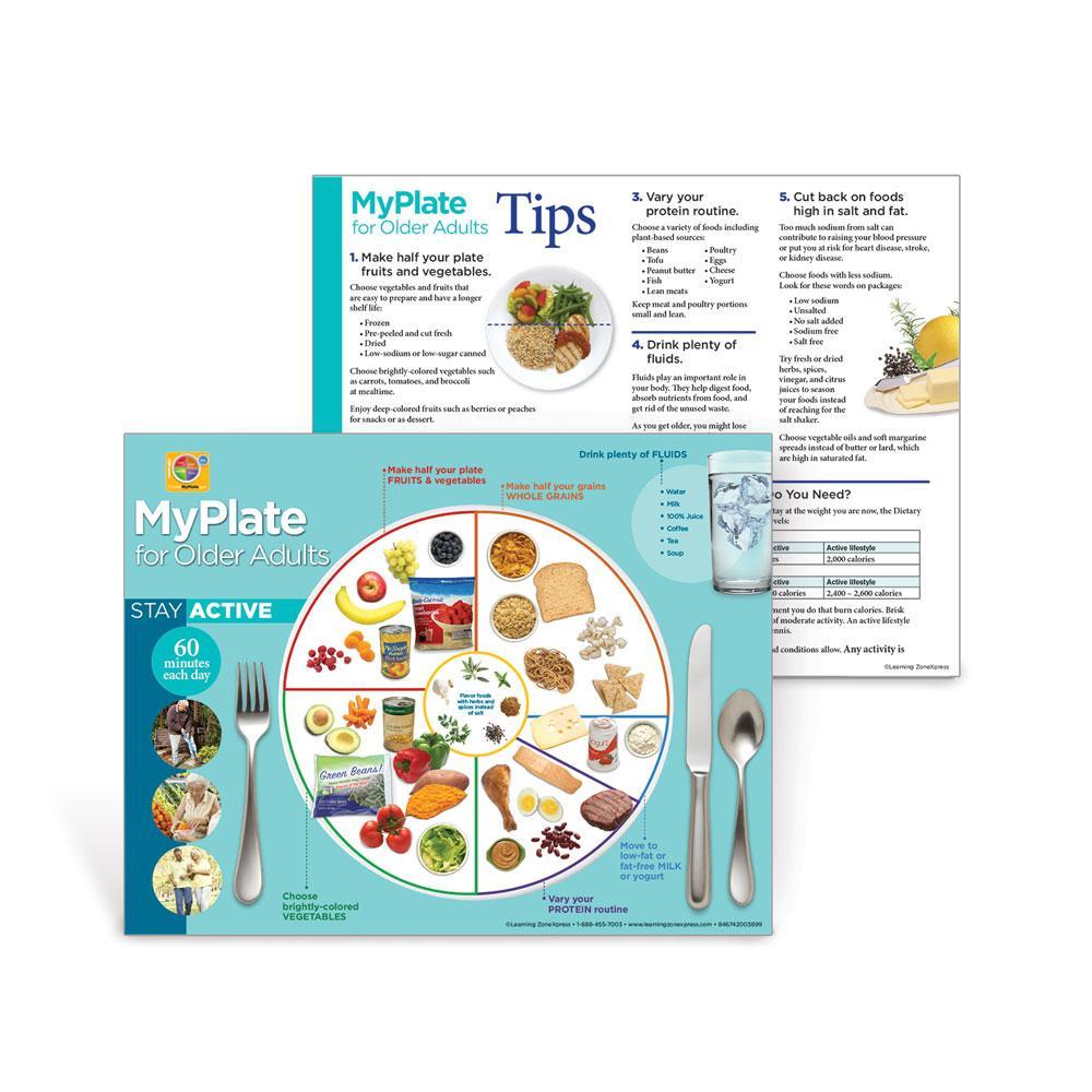 Visualz Handouts MyPlate for Older Adults Handouts | Nutrition Education | Visualz