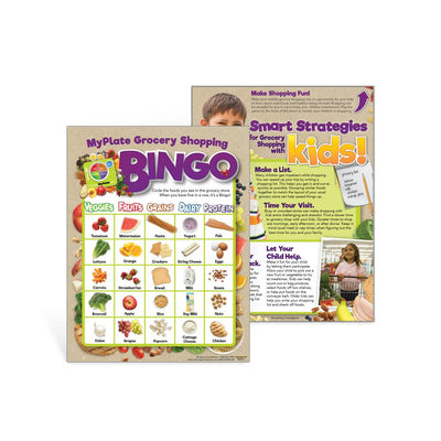 MyPlate Grocery Shopping Bingo Handouts