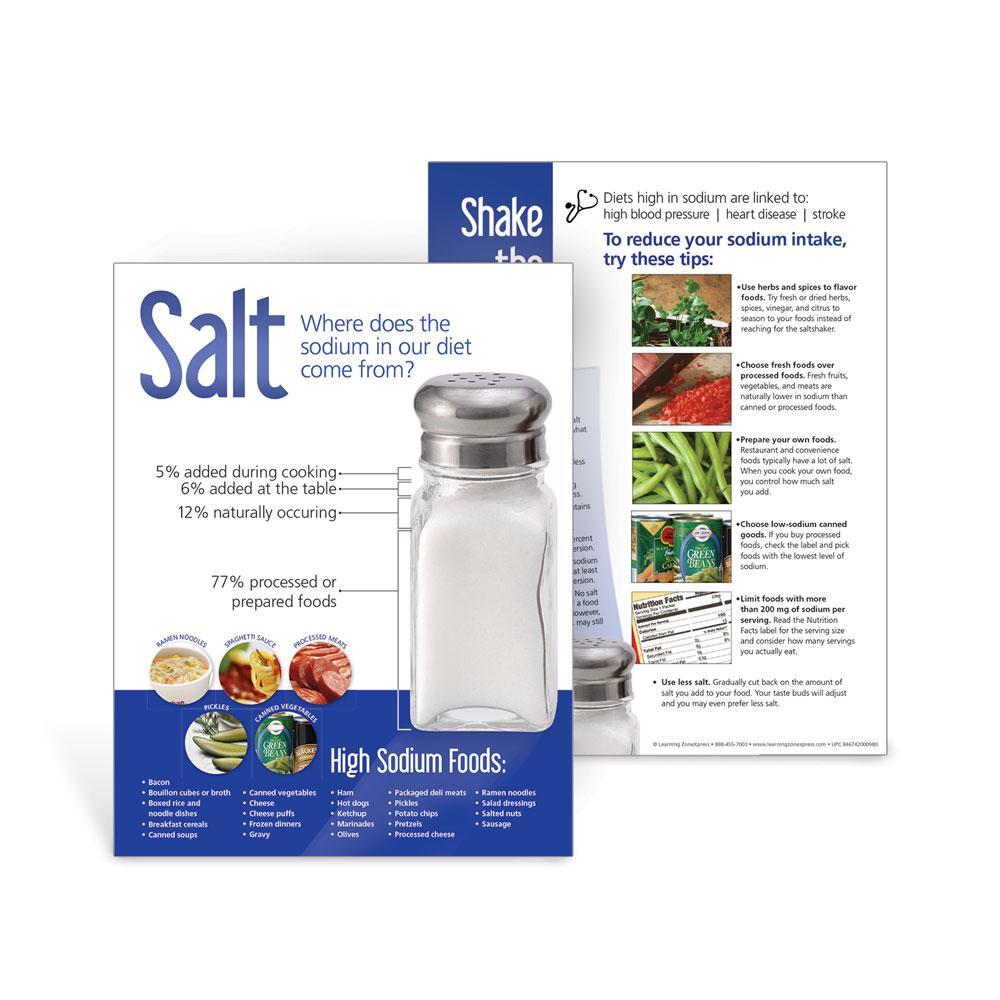 Visualz Handouts Salt Handouts | Nutrition Education | Visualz