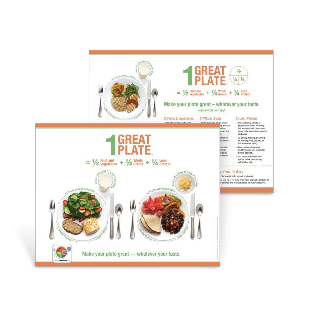 1 Great Plate® Make It Yours Handouts