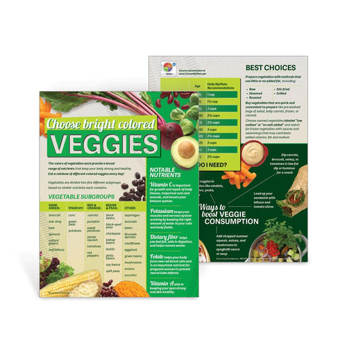 MyPlate Veggies Handouts