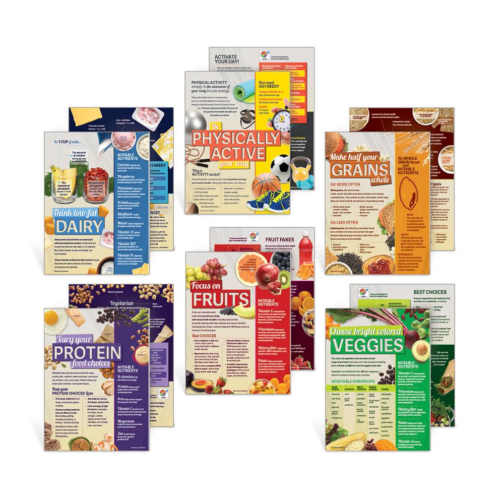 Set of 6 MyPlate Food Group Handouts