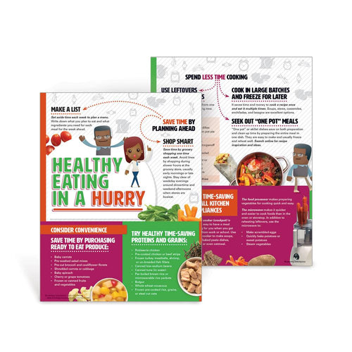 Healthy Eating in a Hurry Handouts