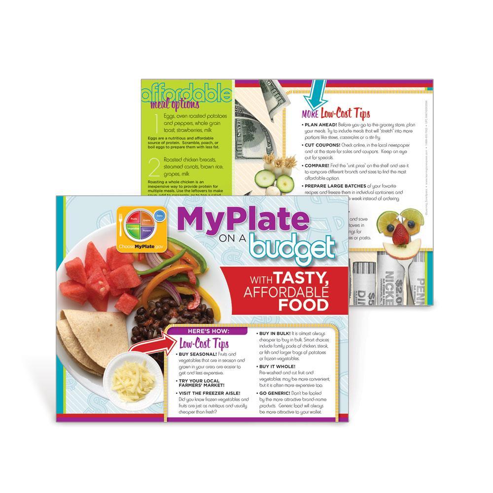 MyPlate Eating Healthy on a Budget Handout